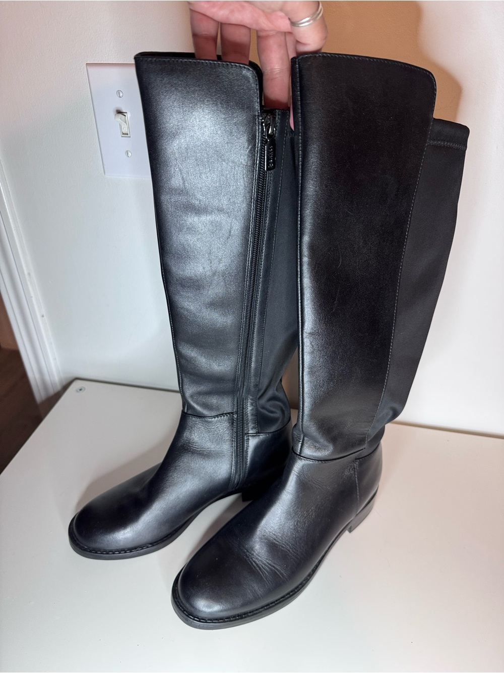 Blondo Tall Black Over-the-Knee Riding Boots
